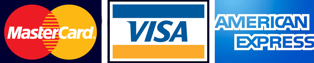 Payments accepted: MasterCard, Visa, American Express